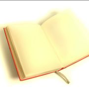 Book with white pages