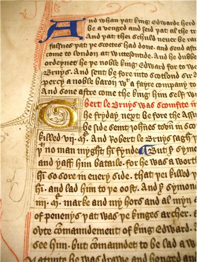 Illuminated Manuscrit from Sixteenth Century