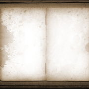 Old Paper Book on Wood Table