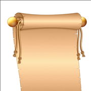 Picture - Old Torn Scrool of Parchment