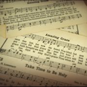 Paper Pages from a Vintage Hymnal